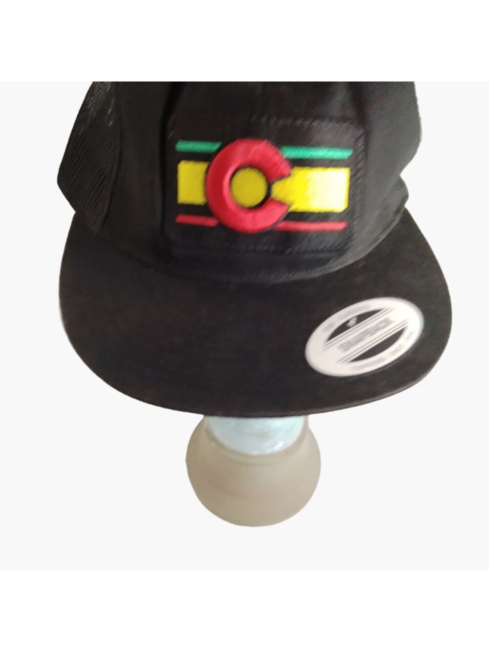 Colorado Rasta Flag Flat Bill Hat Cap Adult One size Classic Snapback Yupoong